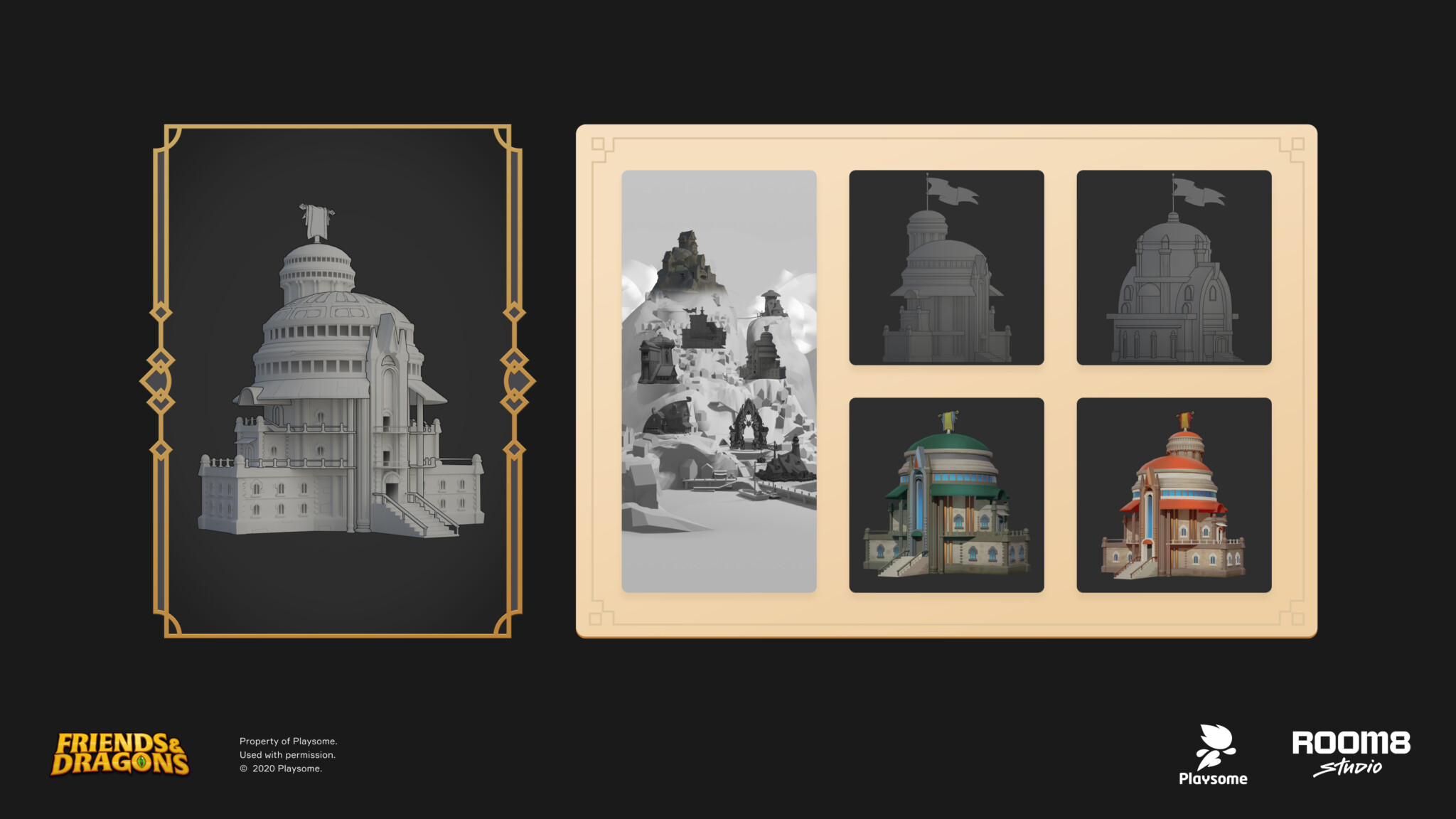 Stylized Environment Concept Art - Room 8 Studio